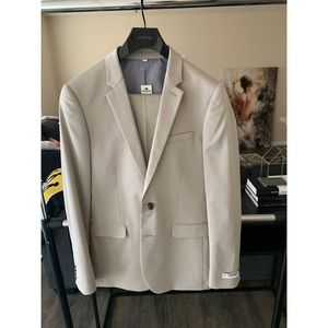 Express skinny suit 36r